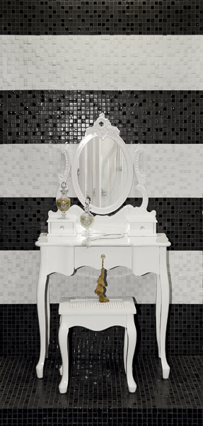 Alttoglass Mosaic Stamp White