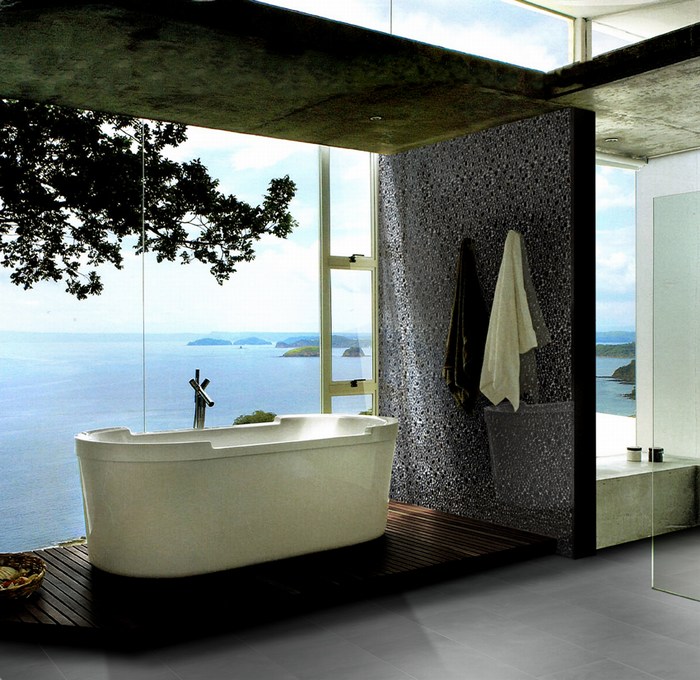 Aparici Mosaic Ozono Oval Black