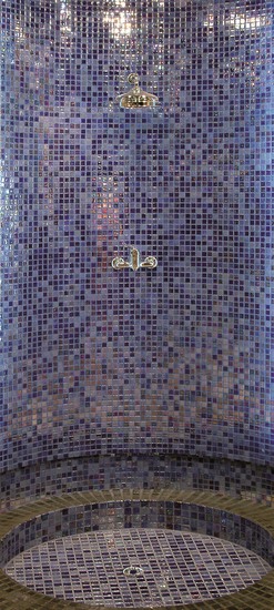 Glass mosaic tiles Acquaris Cobalto