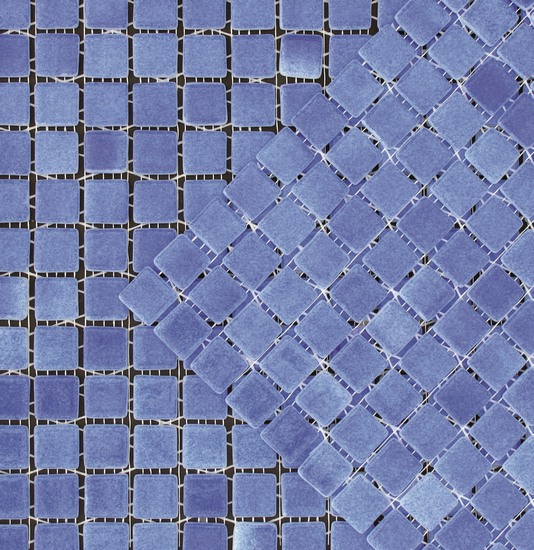 Floor mosaic tiles Bruma 2003-A Azul Turquesa