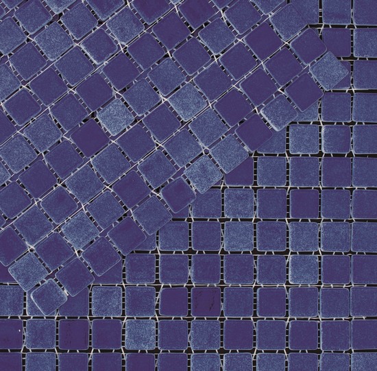 Floor mosaic tiles Bruma 2002-A Azul Cobalto