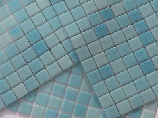 Swimming pool mosaic tiles Bruma 2003 Azul Turquesa