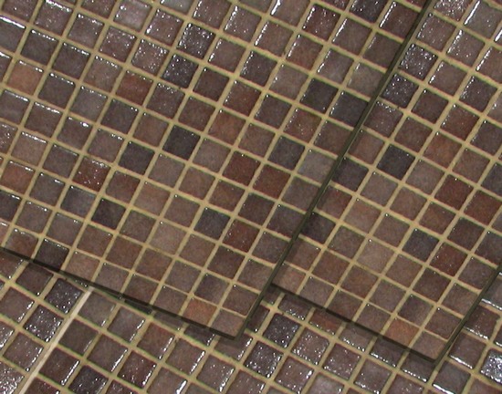 Swimming pool mosaic tiles Bruma 6003 Marron Morado