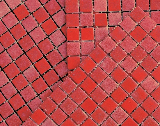 Swimming pool mosaic tiles Bruma 9003 Rojo