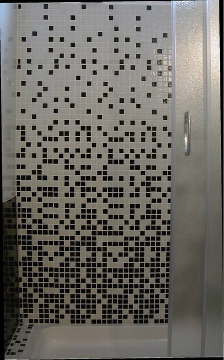 Wall mosaic tiles Degradado Negro