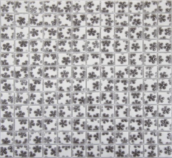 Mosavit mosaic Dreams Flor Gris