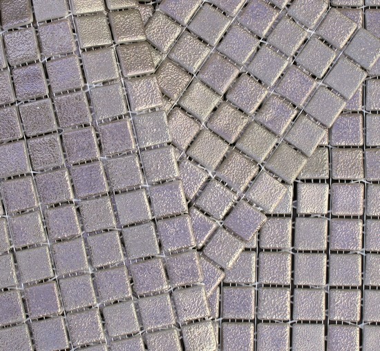 Mosavit mosaic tiles Meta Silver bases