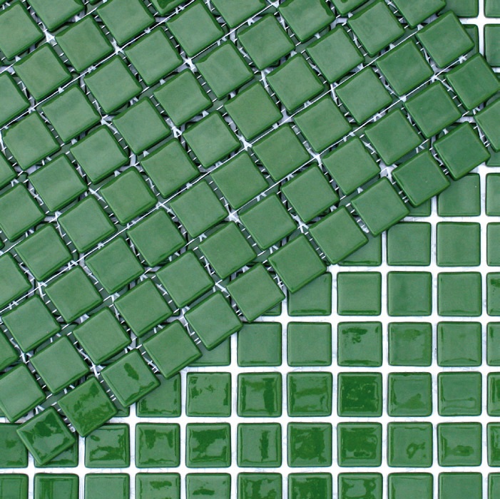 Kitchen mosaic tiles MC 301 Verde Oscuro