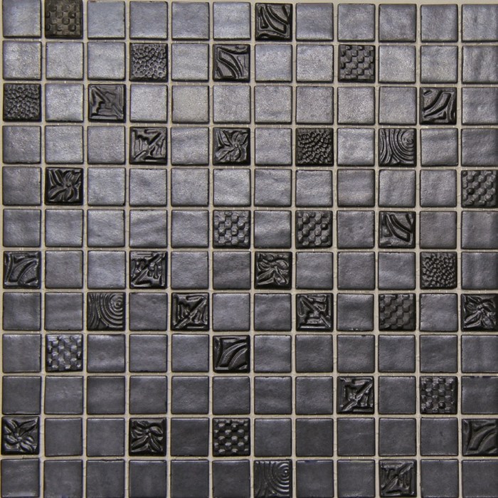 Mosavit mosaic tiles Pandora Ferro 25