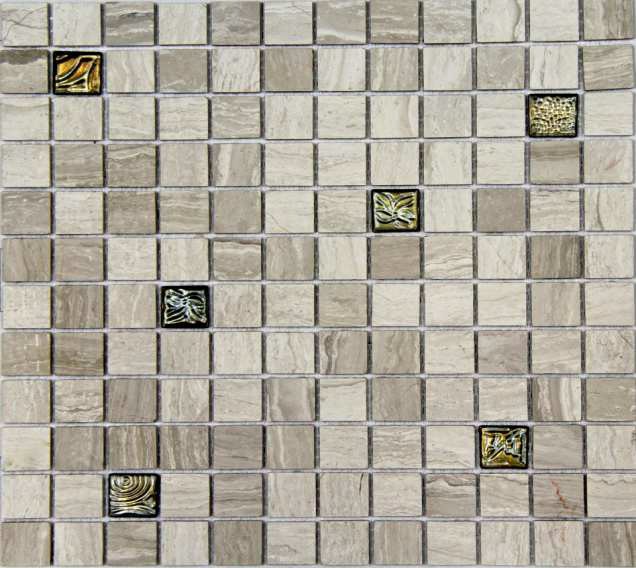Mosavit mosaic Wooden Grey Pandora