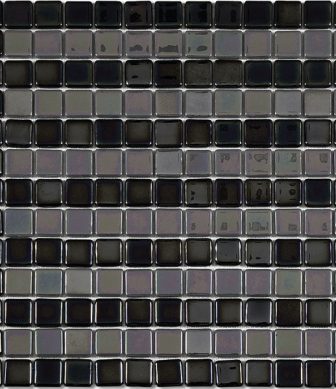 Alttoglass Mosaic Platino Lineal Negro