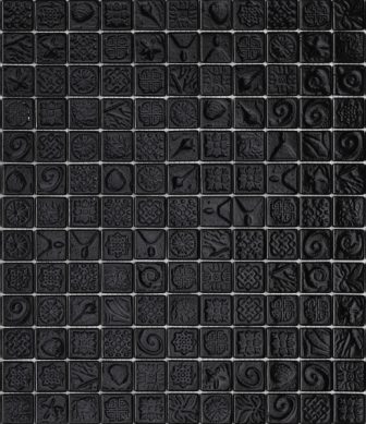 Alttoglass Mosaic Stamp Black