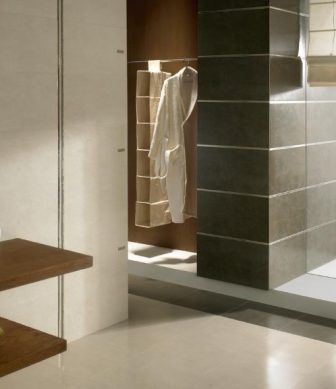 Bathroom tiles Ceramicas Aparici Barada Crema