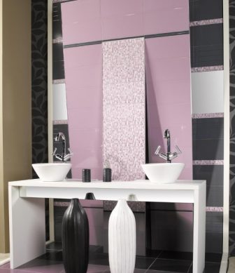 Bathroom tiles Ceramicas Aparici Fresh Malva