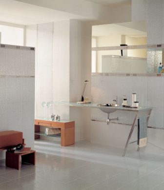 Bathroom mosaic tiles Ceramicas Aparici Ocean Nacar