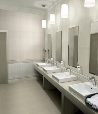 Bathroom tiles Ceramicas Aparici Tissage Marfil