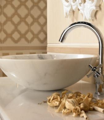 Aparici Basin Bowl Carrara