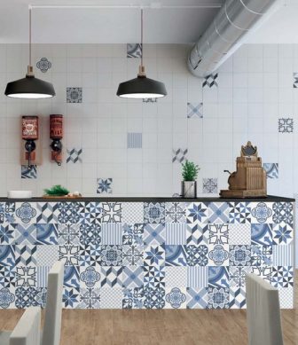 Kitchen tiles Aparici Moving Blue