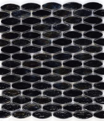 Aparici Mosaic Eliptic Black