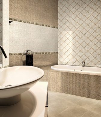 Bathroom tiles Aparici Jasper Crema