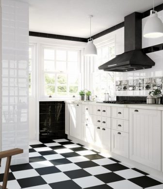 3D tiles Aparici Metro Black