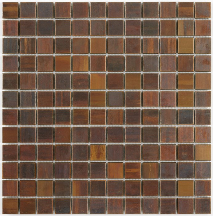 Aparici Mosaic Tram Copper Ceramic, Copper Mosaic Tile