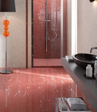 Floor and wall tiles Casalgrande Padana Marmogres Rosso Laguna