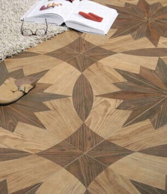 Tiles wood imitation Cicogres Chateau