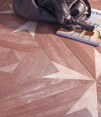 Tiles wood imitation Cicogres Iroko