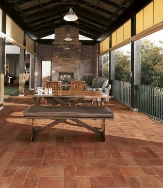 Ceramic tiles for terrace Cinca Cotto d' Alcobaca Red