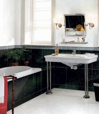 Bathroom tiles Cinca Imperial Marquinha Black