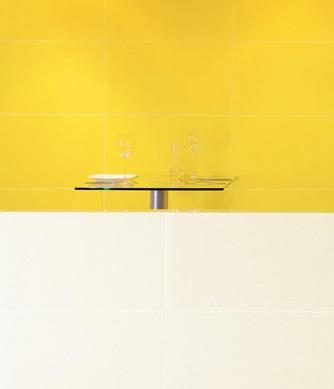 Bathroom tiles Color Line Yellow