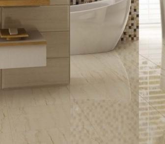 Porcelain floor tiles Bocconi Crema