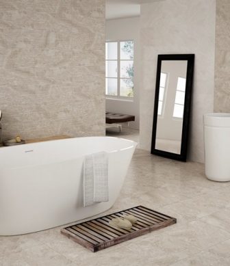 Bathroom tiles Darwin Relieve Crema