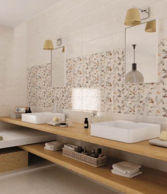 Bathroom tiles Edison Crema