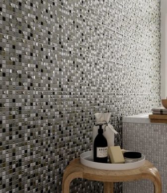 Wall decorative tiles Stardust Gris