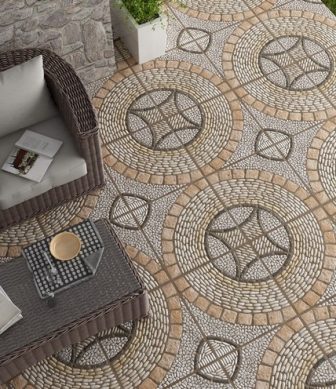 Floor decorative tiles Tobago Natural
