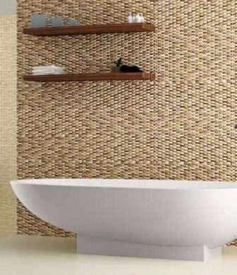 Mosaic tiles Emigres Ondas marron