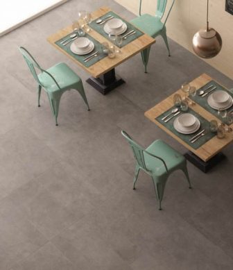 Restaurant tiles Halcon Clay Grey