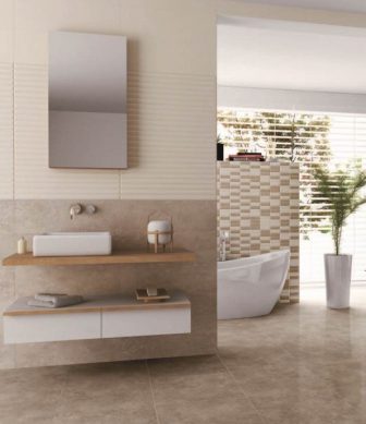 Floor bathroom tiles Halcon Stockholm Beige