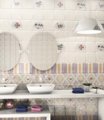 Mainzu tiles Kids pink