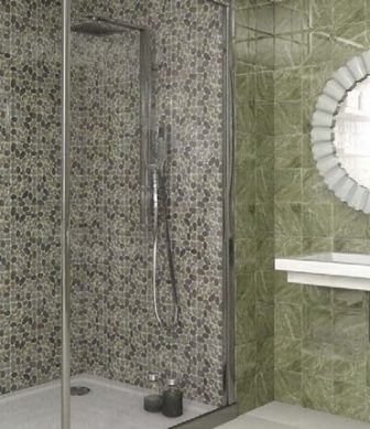 Mainzu tiles Prisma green