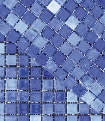 Mosaic tiles Acqua 1 Cobalto