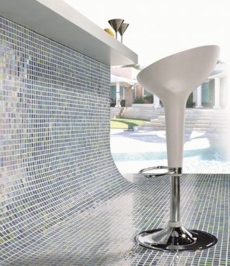 Glass mosaic tiles Acquaris Caribe