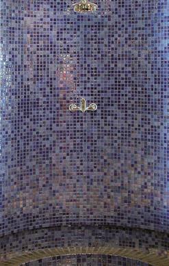 Glass mosaic tiles Acquaris Cobalto