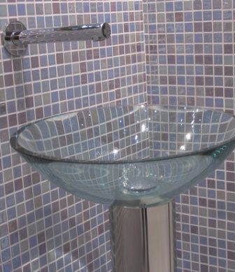 Glass mosaic tiles Acquaris Edel