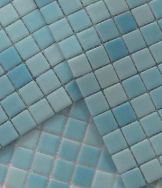 Floor mosaic tiles Bruma 2002-A Azul Cobalto