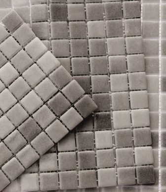 Swimming pool mosaic tiles Bruma 4001 Gris Oscuro