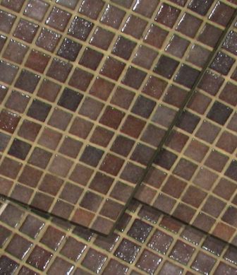 Swimming pool mosaic tiles Bruma 6003 Marron Morado