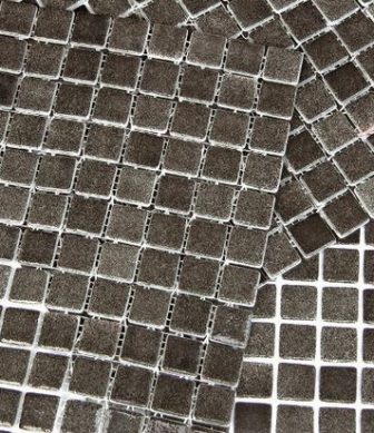 Swimming pool mosaic tiles Bruma 9001 Negro